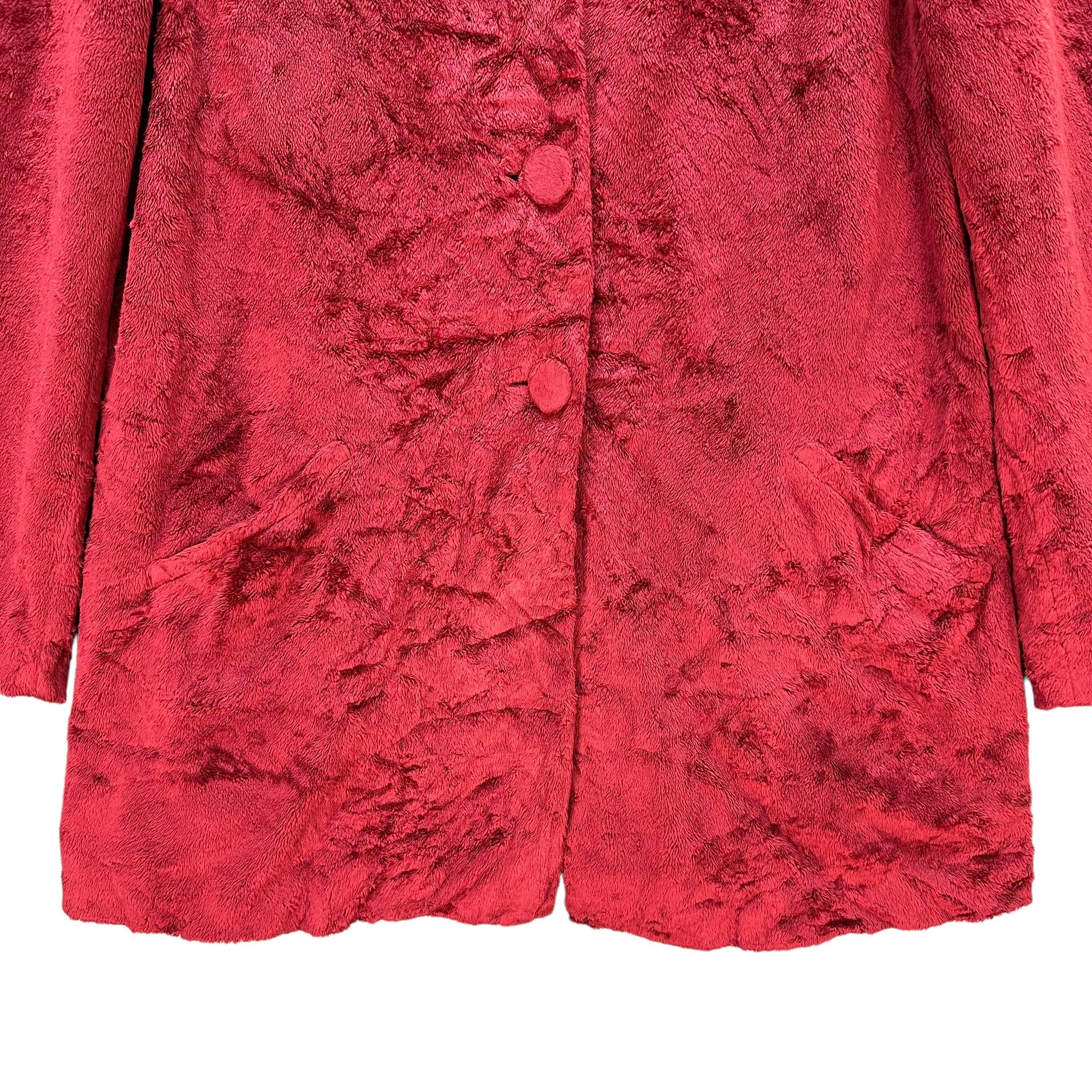 Vintage AGNES B Paris Red Coat Jacket - Women
