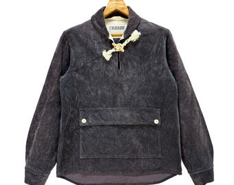 Chaqueta de pana vintage CREASE: fabricada en Japón, talla M para hombre