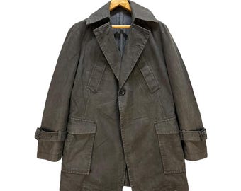 Gabardina vintage de Yohji Yamamoto de Y's - Fabricada en Japón - Talla 4 para hombre