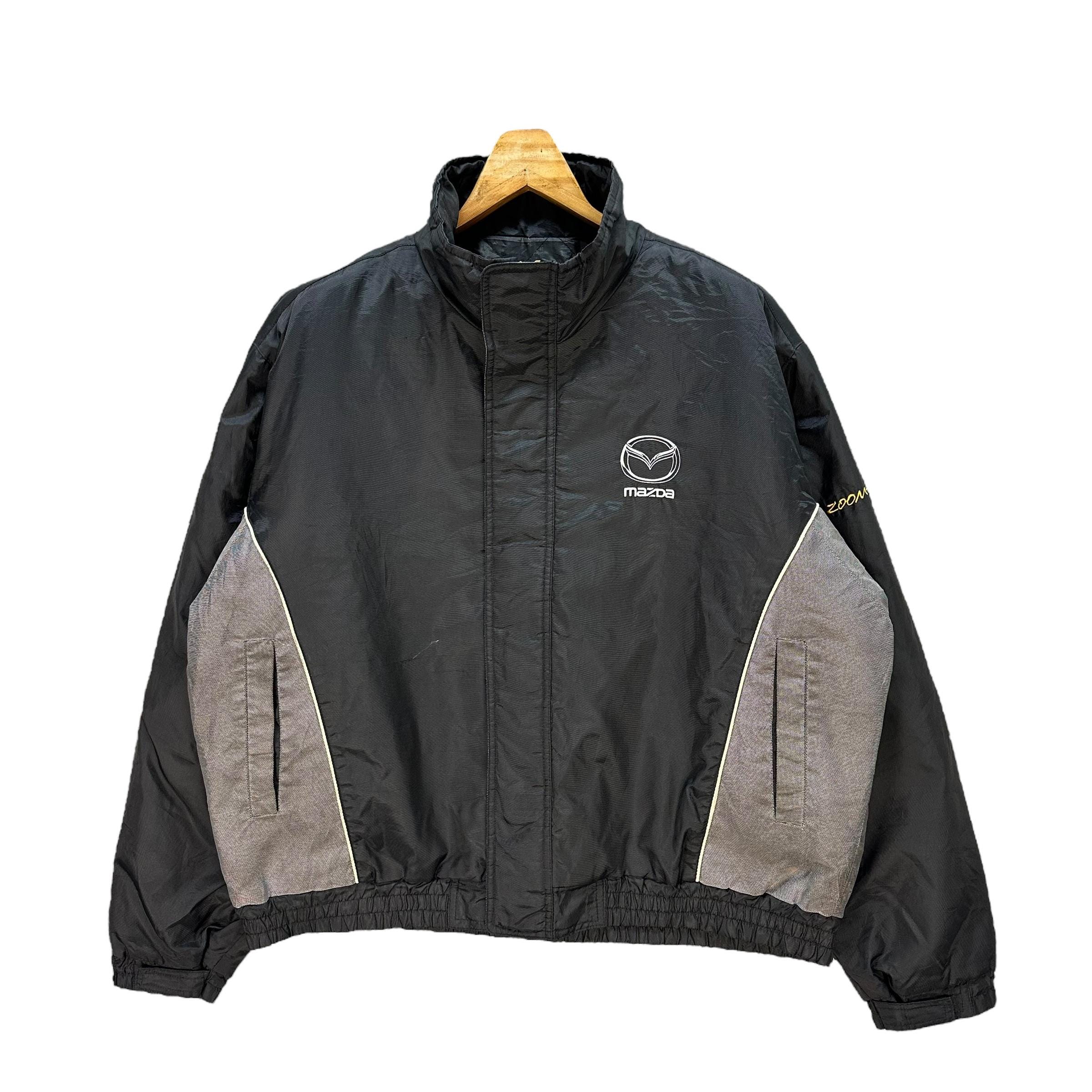 Mazda マツダ ナイロンブルゾン zoom-zoom Vintage Mazda Motorsports Jacket: Embroidered Big Logo, Japanese