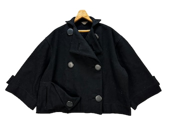 Masaki Matsushima Homme Wool Double Breasted Long Coat, Made in