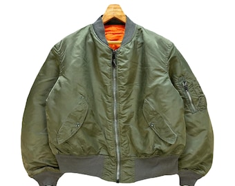 Vintage CORINTH MFG CO Ma 1 Usaf Flyers Bomber Jacket Made in Usa