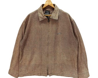 Vintage 90’s RUSTY Embroidery Small Logo Casual Jacket Men's Size M Surfwear Jacket #71-1432