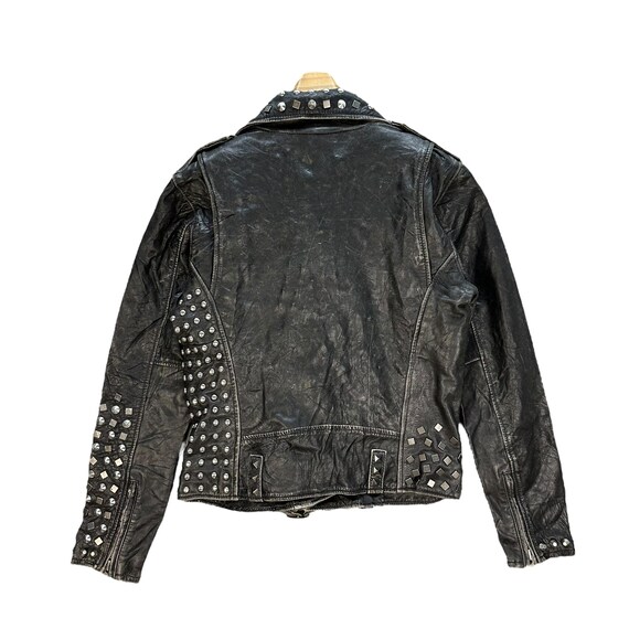 ヴィンテージ DIESEL スタッズ付きゴートスキンレザージャケット