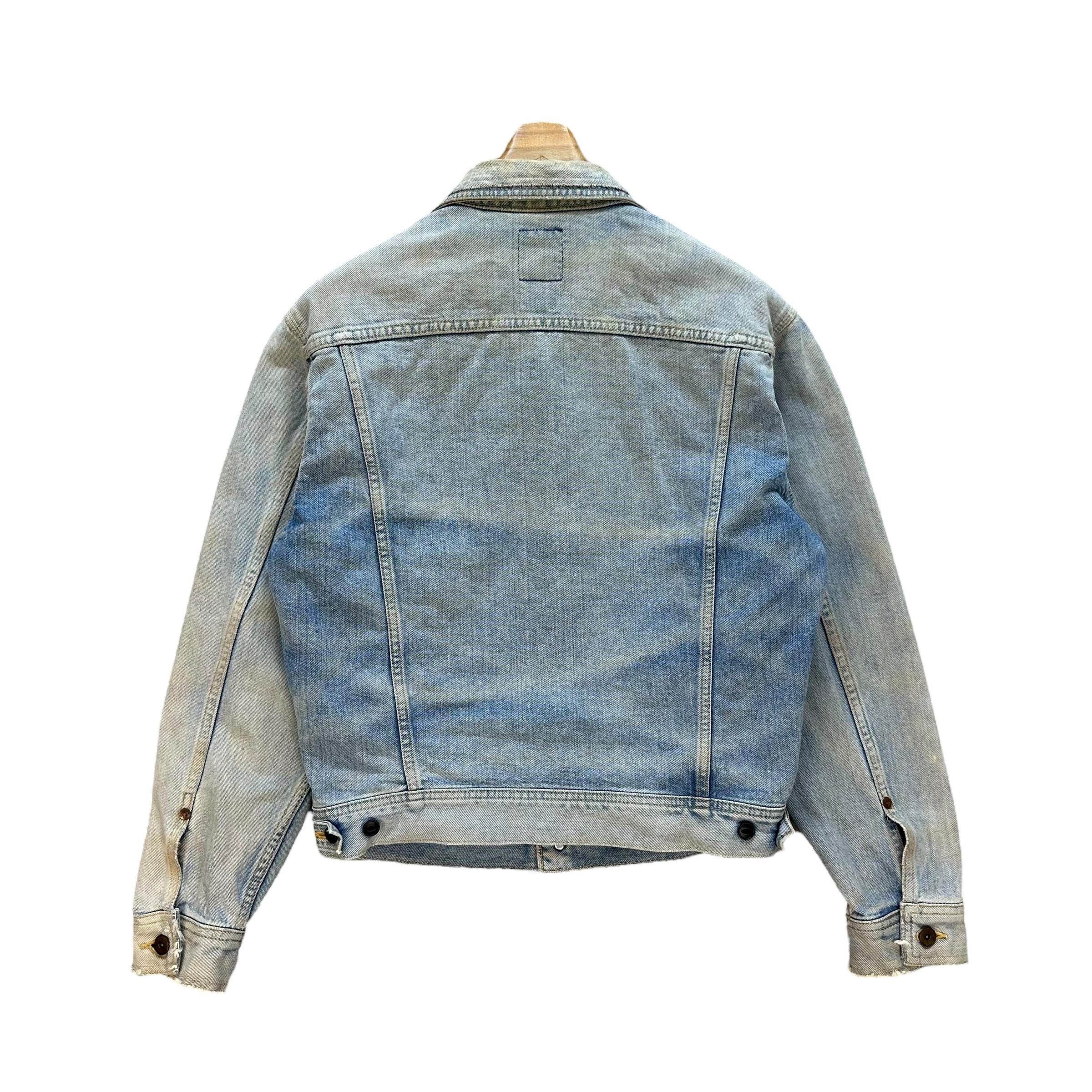 RARE Vintage 80's Lee Riders Type 1 Distressed Denim Jacket