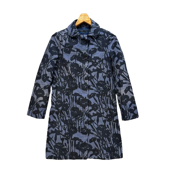 Marc Jacobs, Vintage MARC JACOBS Artwork Florals Design Women's Coat Jacket Size 4/S #71-1430
