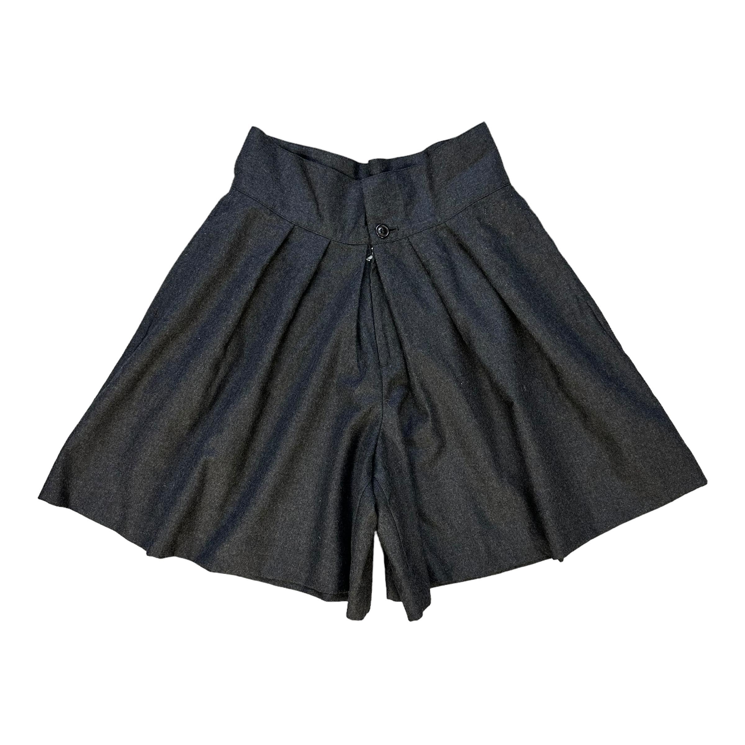 Vintage SUNAO KUWAHARA Wool Shorts - Issey Miyake Inspired - Women's Size M