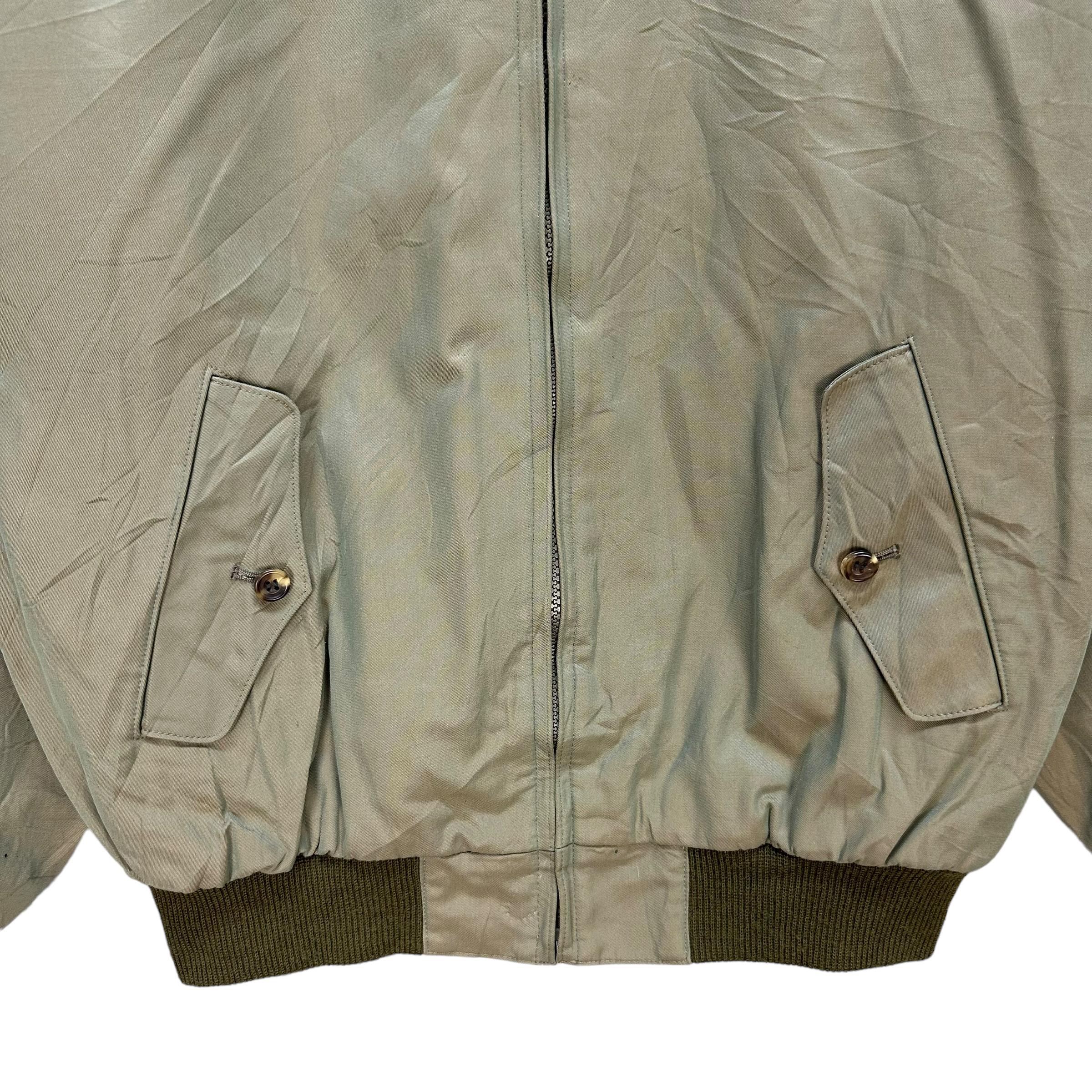 ヴィンテージ アクアスキュータム ハリントンジャケット：メンズ L