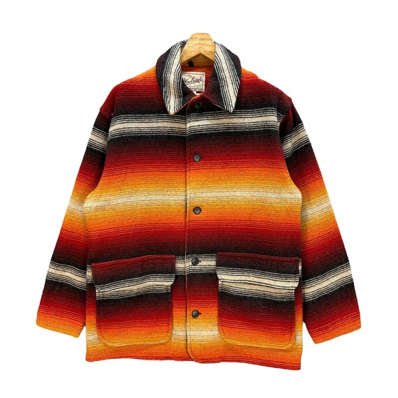 High Count Wool Work Jacket ウール サイズ1 Vintage 80's WOOLRICH Made in USA Western Jacket Men's Size