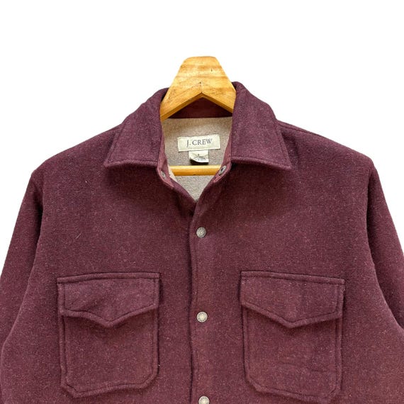 Vintage Wool Flannel Snap Jacket Men's Size S