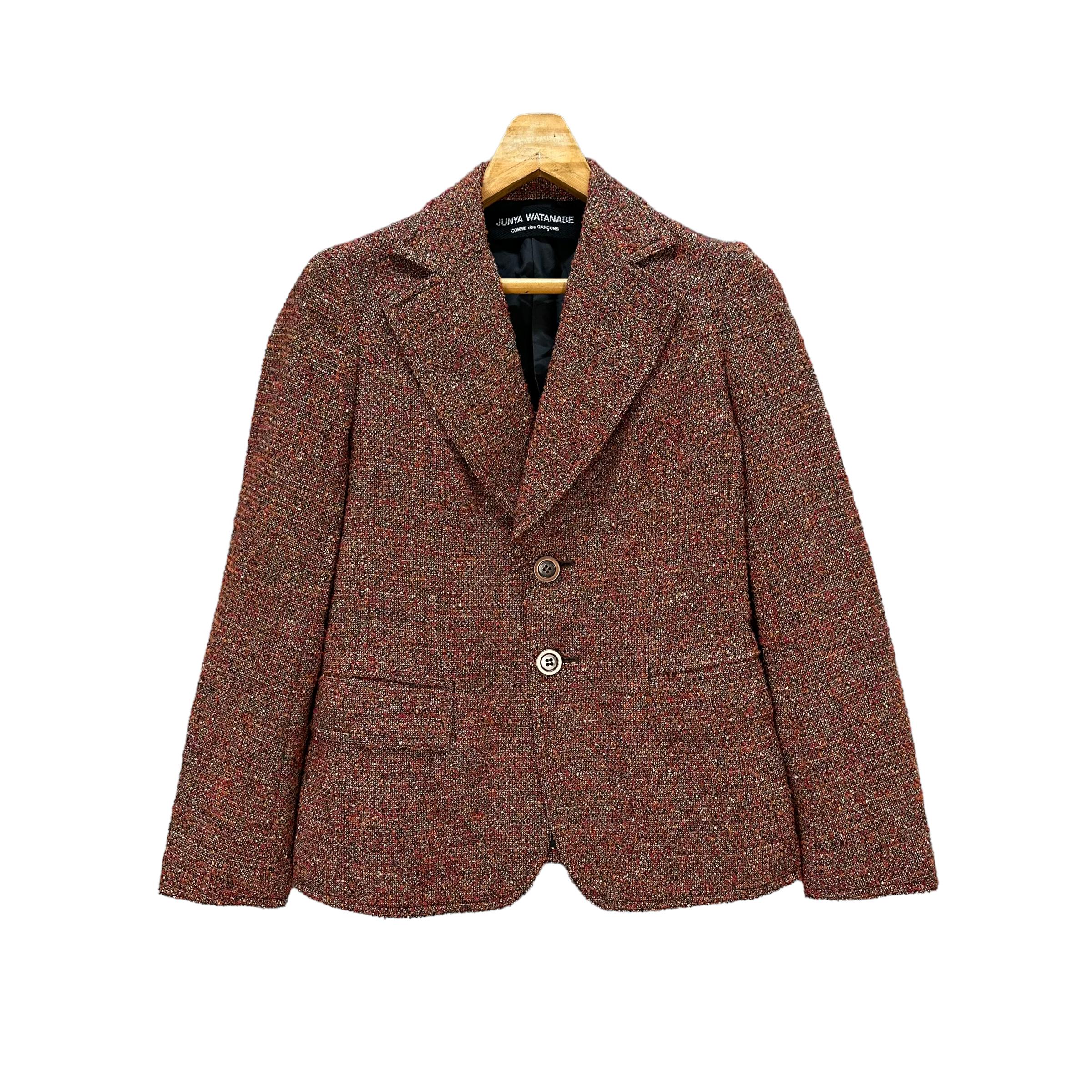 Vintage Junya Watanabe Tweed Blazer: Comme Des Garcons Jacket