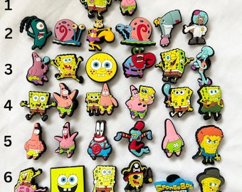 Adornos para zapatos con forma de personajes