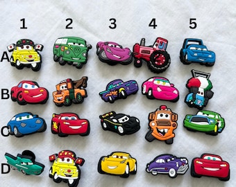 Cars Shoe Charms