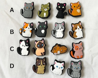 Charms para zapatos de gato