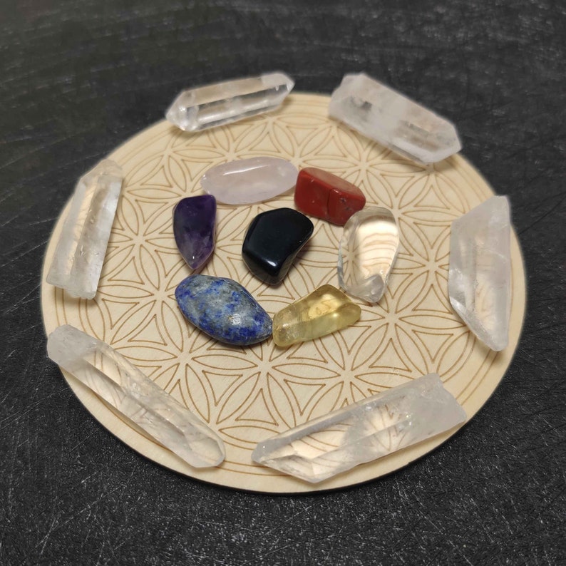 Chakra Crystals Set Natural Cystals Set Personalized Crystal Crystals Gift Beginners Crystal Set Healing Crystal Gemstones Gems