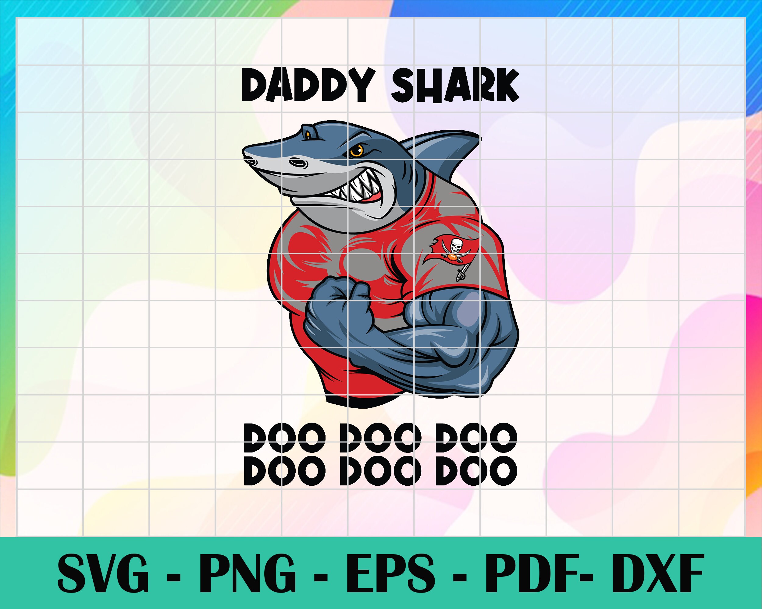 Free Free 269 Daddy Shark Svg Black And White SVG PNG EPS DXF File