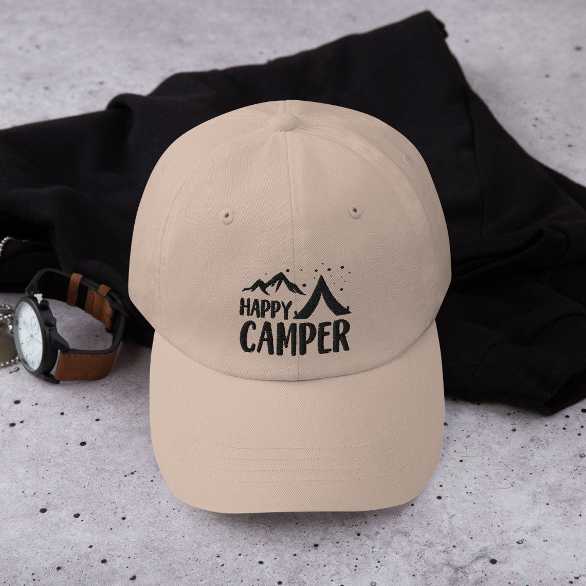 Happy Camper Classic Baseball Cap Women's Camp Hat Etsy