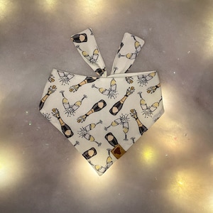 Pop Fizz Clink Tie On Pet Bandana