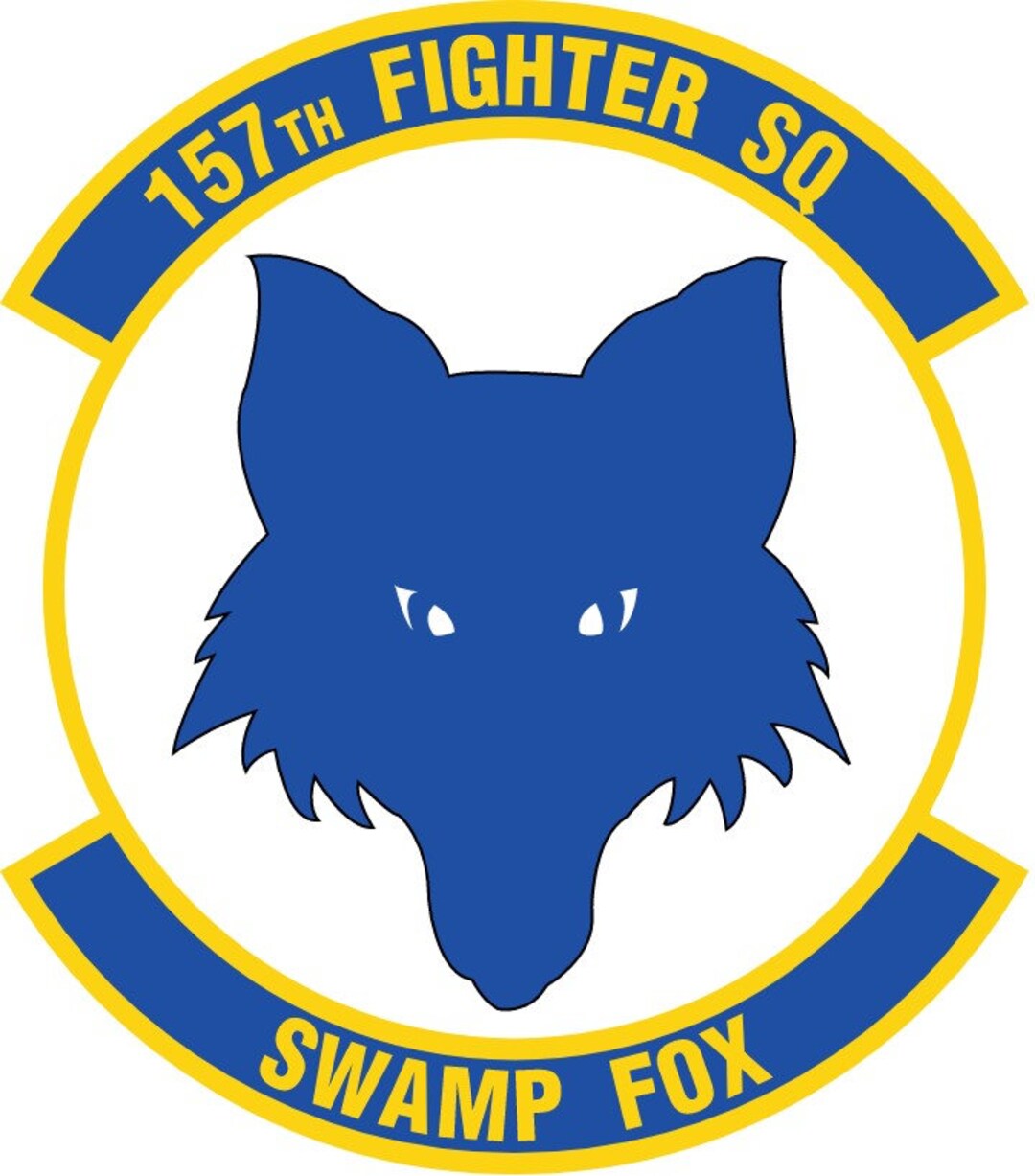 USAF 157th Fighter Squadron Self-adhesive Decal (contour Cut) - Etsy
