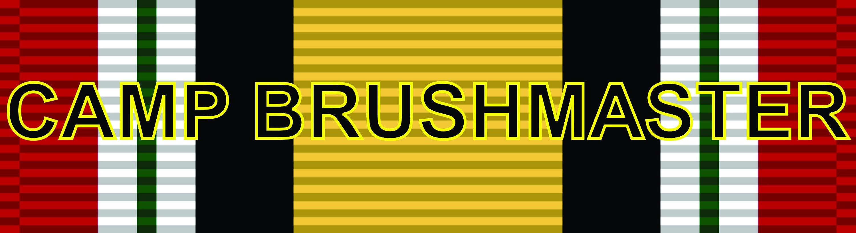 Operation Iraqi Freedom Camp..... (Multiple Camps Available) Self-Adhesive Decal (Contour Cut)