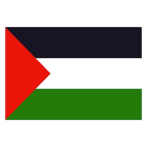 Palästinensische Flagge selbstklebender Vinylaufkleber