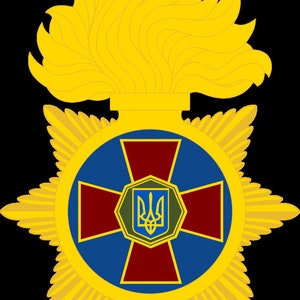 Ukrainian National Guard Insignia Self-adhesive Vinyl Decal