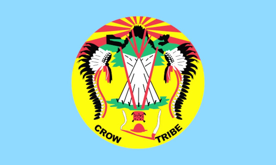 Flag of the Crow Indian Nation Selfadhesive Decal native Etsy