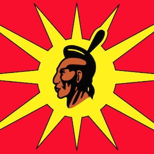 Flag of the Mohawk Warrior Society Self-adhesive Decal (Native American Pride)
