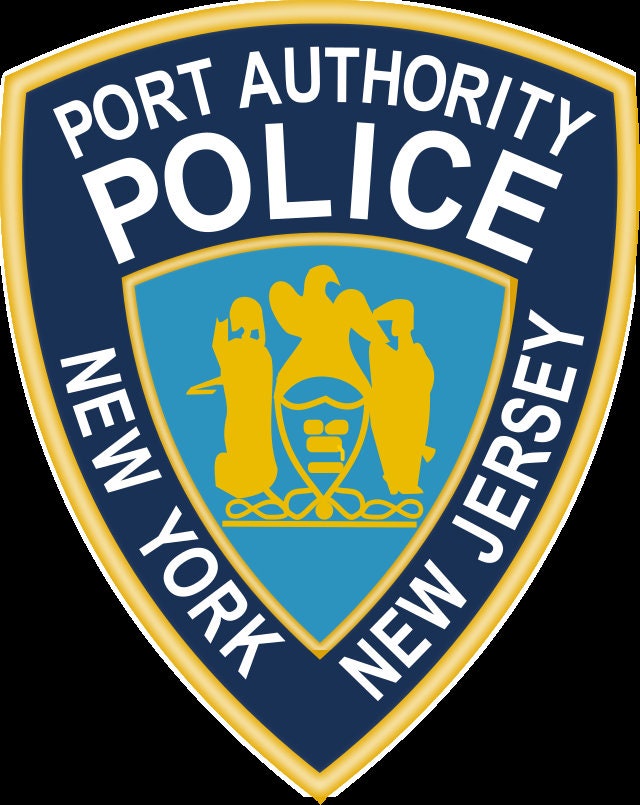New York & New Jersey Port Authority Police Dept. Decal (Contour Cut-size in height)
