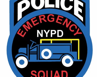 New York City Police Dept. ESU SEACATS Decal (Contour Cut-size in height)