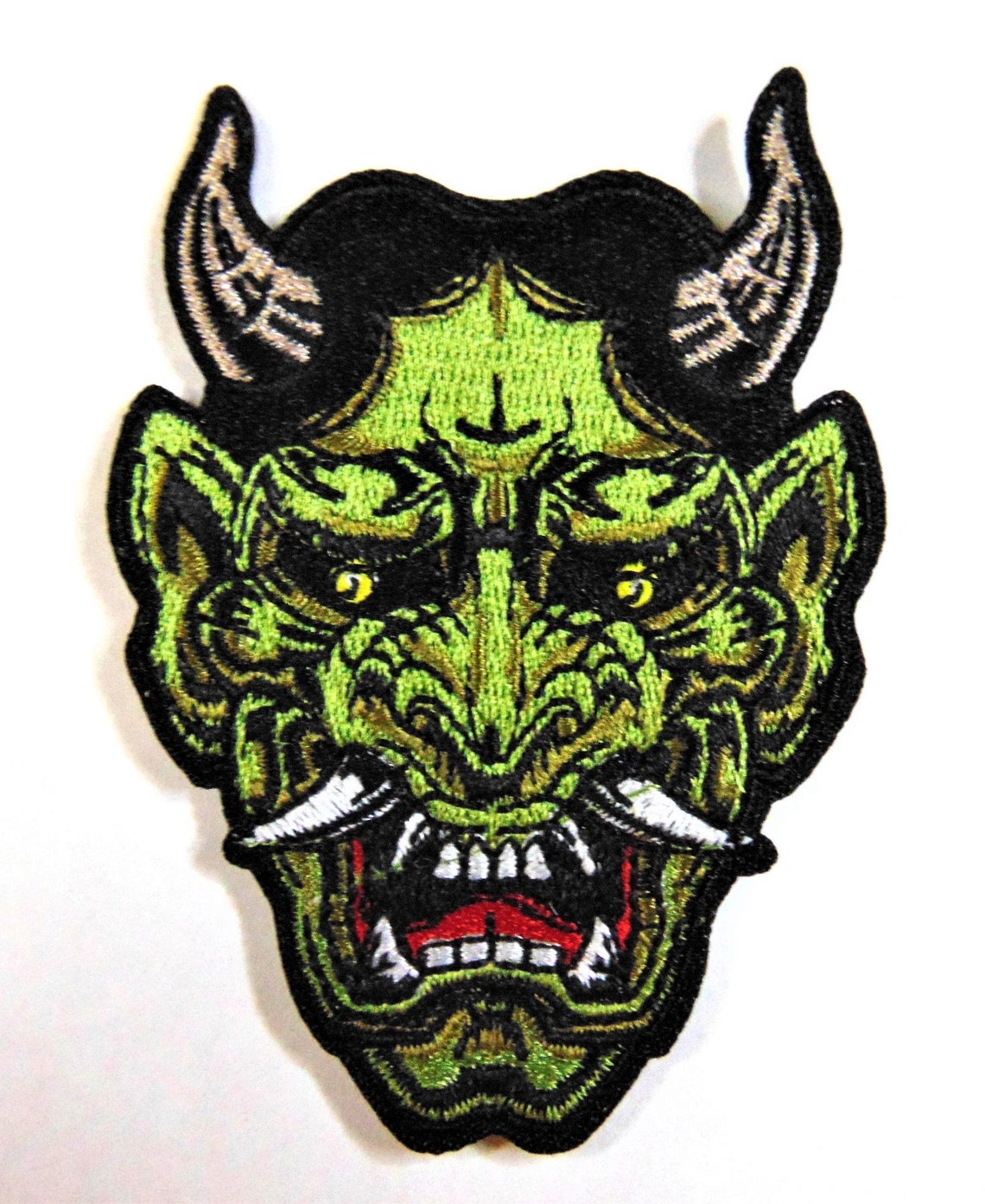 Máscara japonesa Hannya Oni Kabuki Noh demonio 3 pulgadas altura Etsy