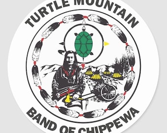 The Turtle Mountain Band of Chippewa Indians Decal