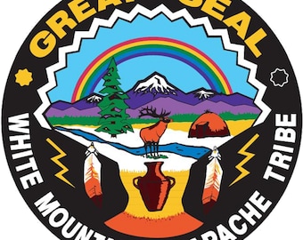 White Mountain Apache Tribe Seal Self-Adhesive Decal