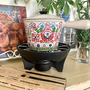 Vintage fondue le creuset - Etsy 日本