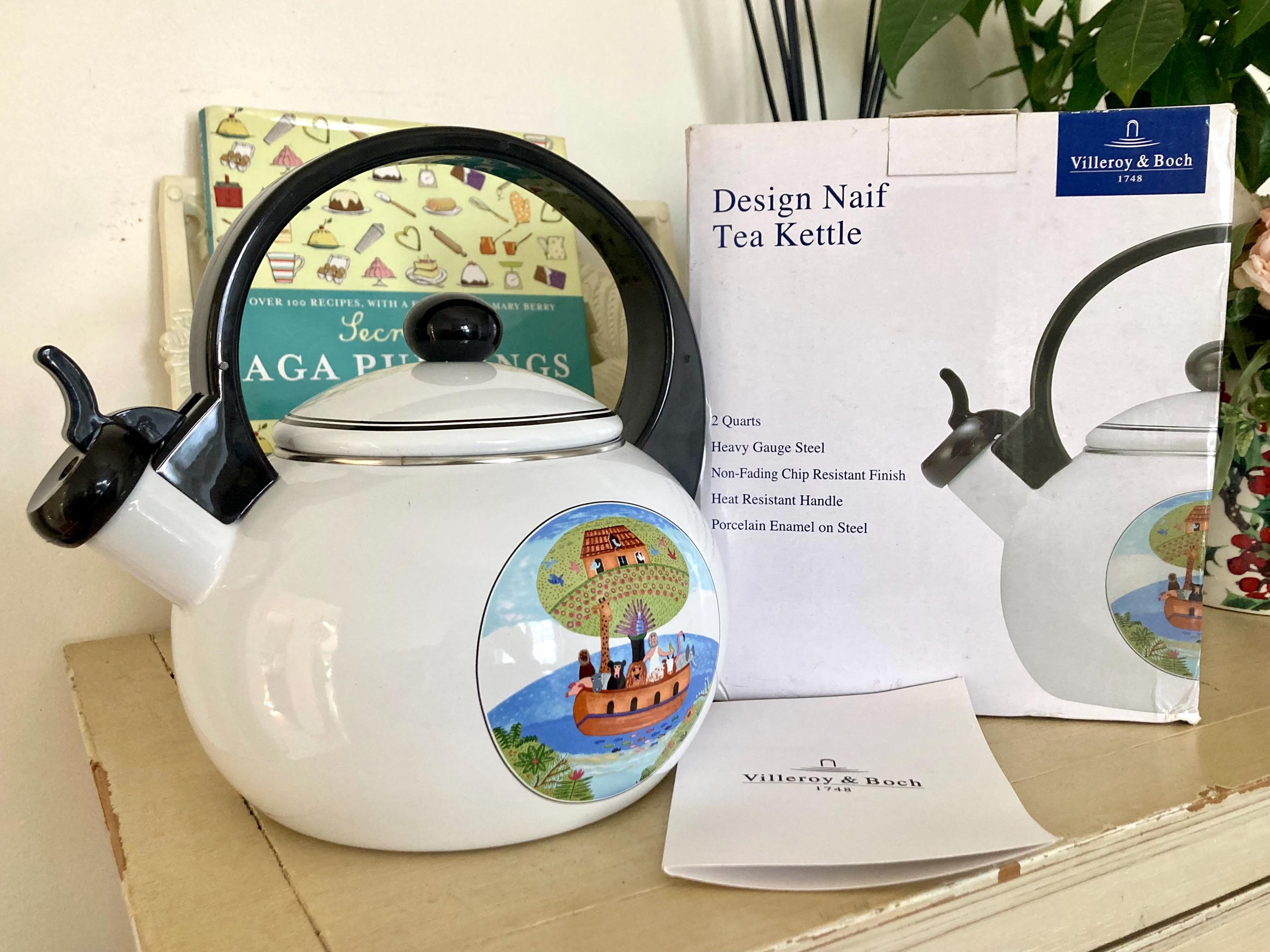 Villeroy & Boch Naifポットウォーター（新品未使用） Villeroy & Boch Design Naif Tea Kettle – Noah's Ark, 2.4L Enamel