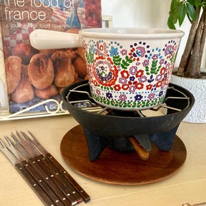 Vintage fondue le creuset - Etsy 日本