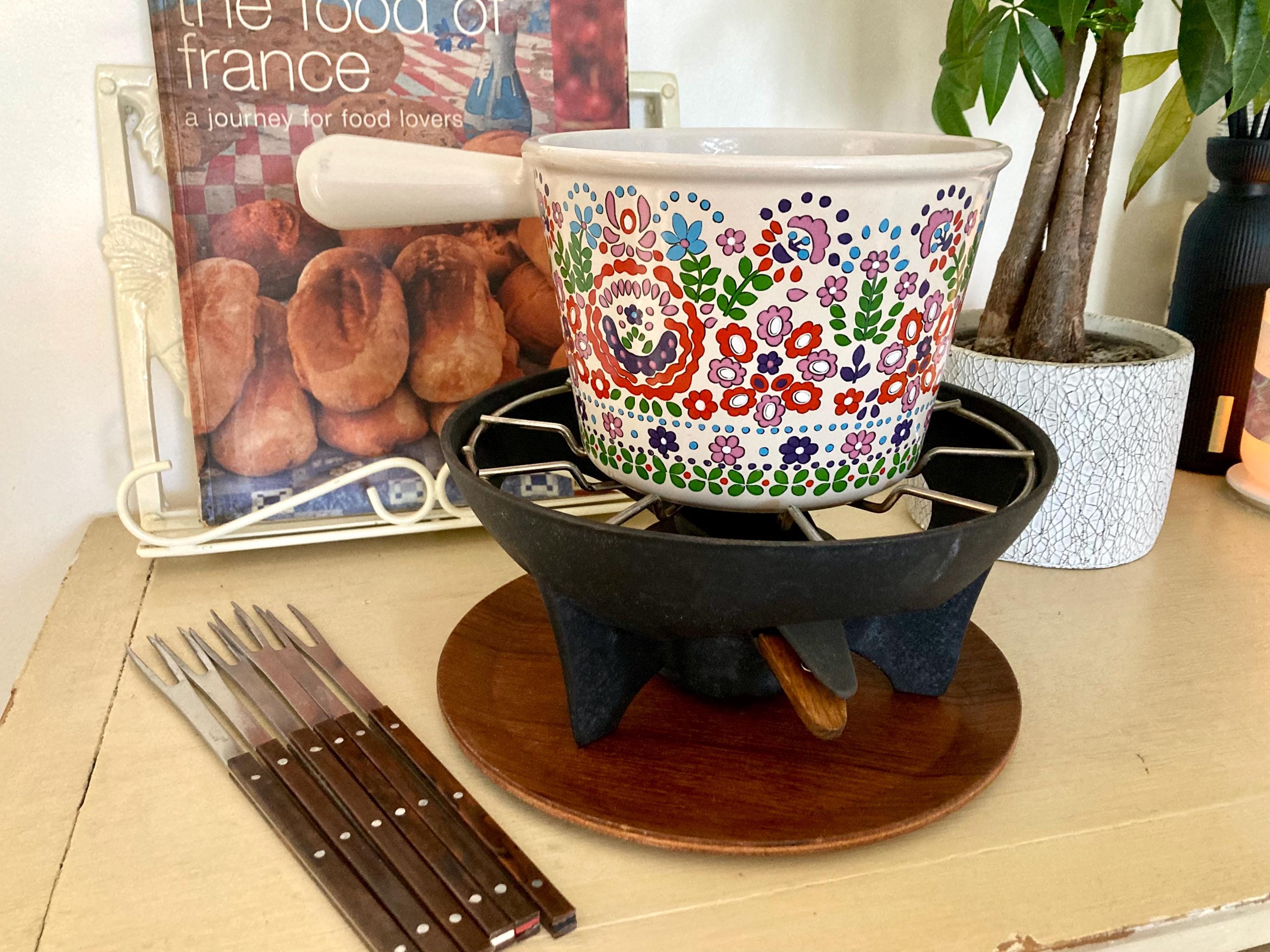 Vintage fondue le creuset - Etsy 日本