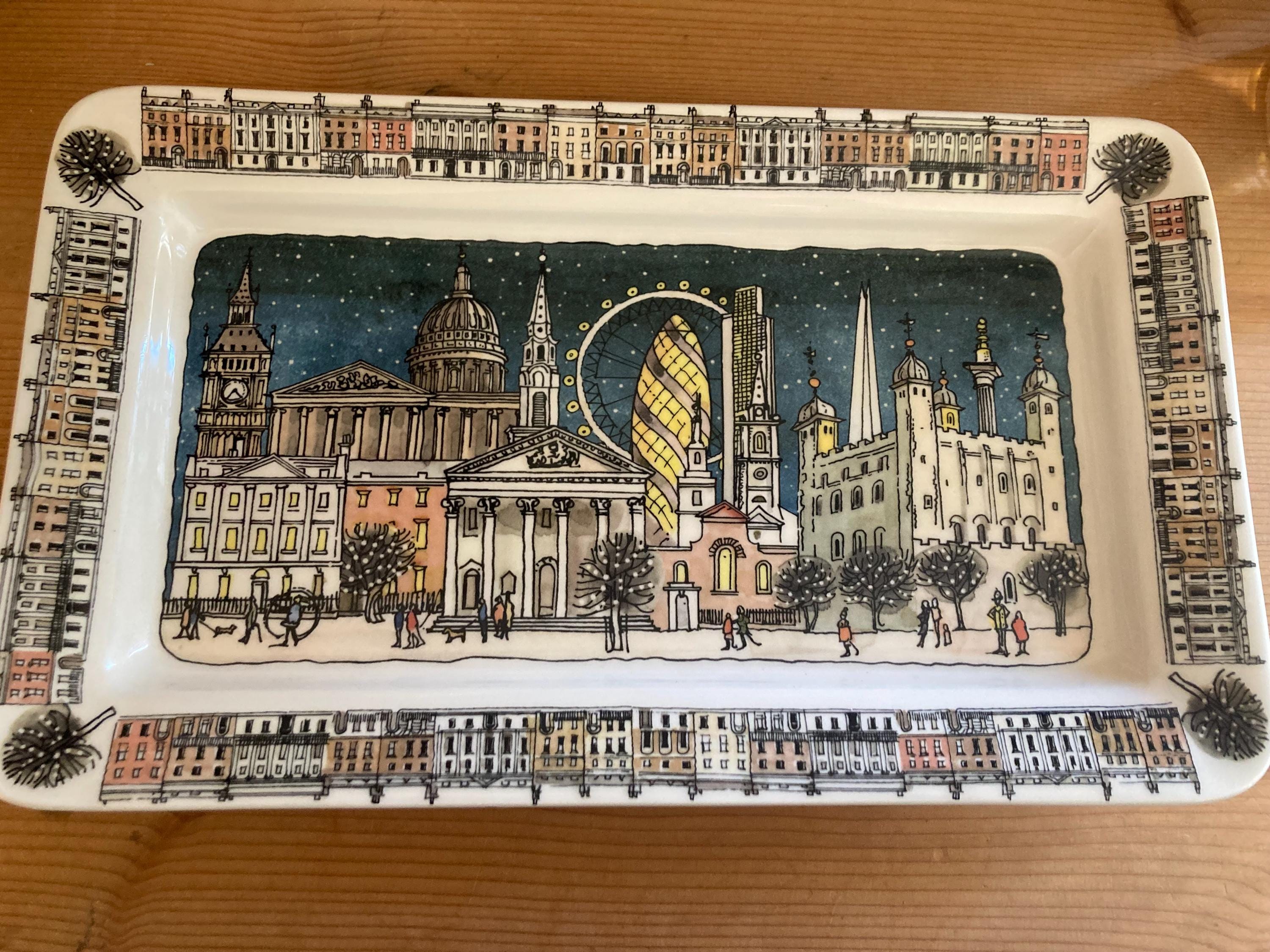 Emma Bridgewater London Oblong Plate – Cities of Dreams – Iconic