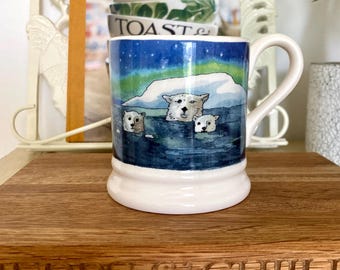 Emma Bridgewater 「冬の夜の動物たち」プレート 22cm 食器Emma