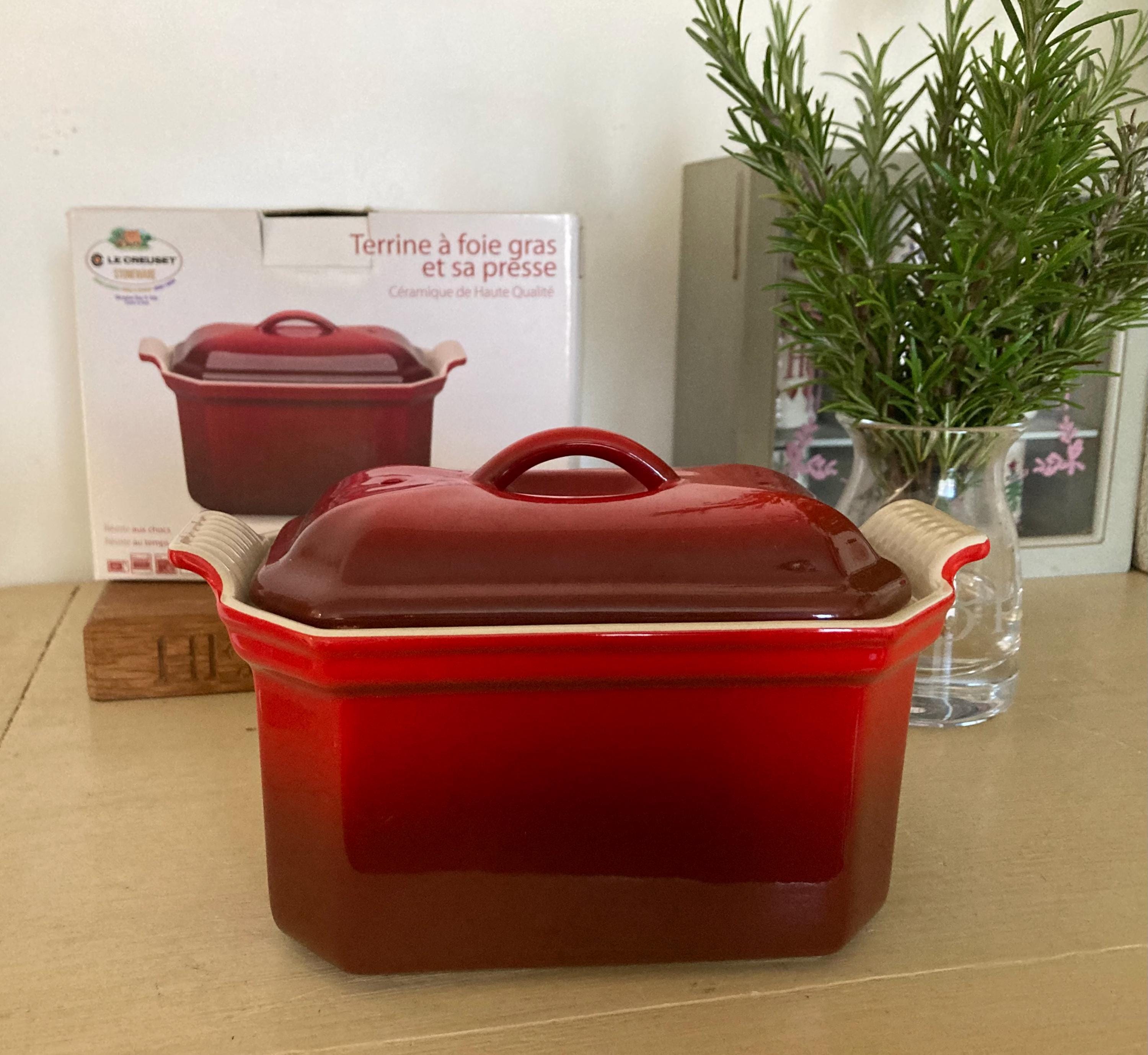 Terrine à Pâté Le Creuset Grand Modèle 32 Cm, Orange, Compatible Tous Feux