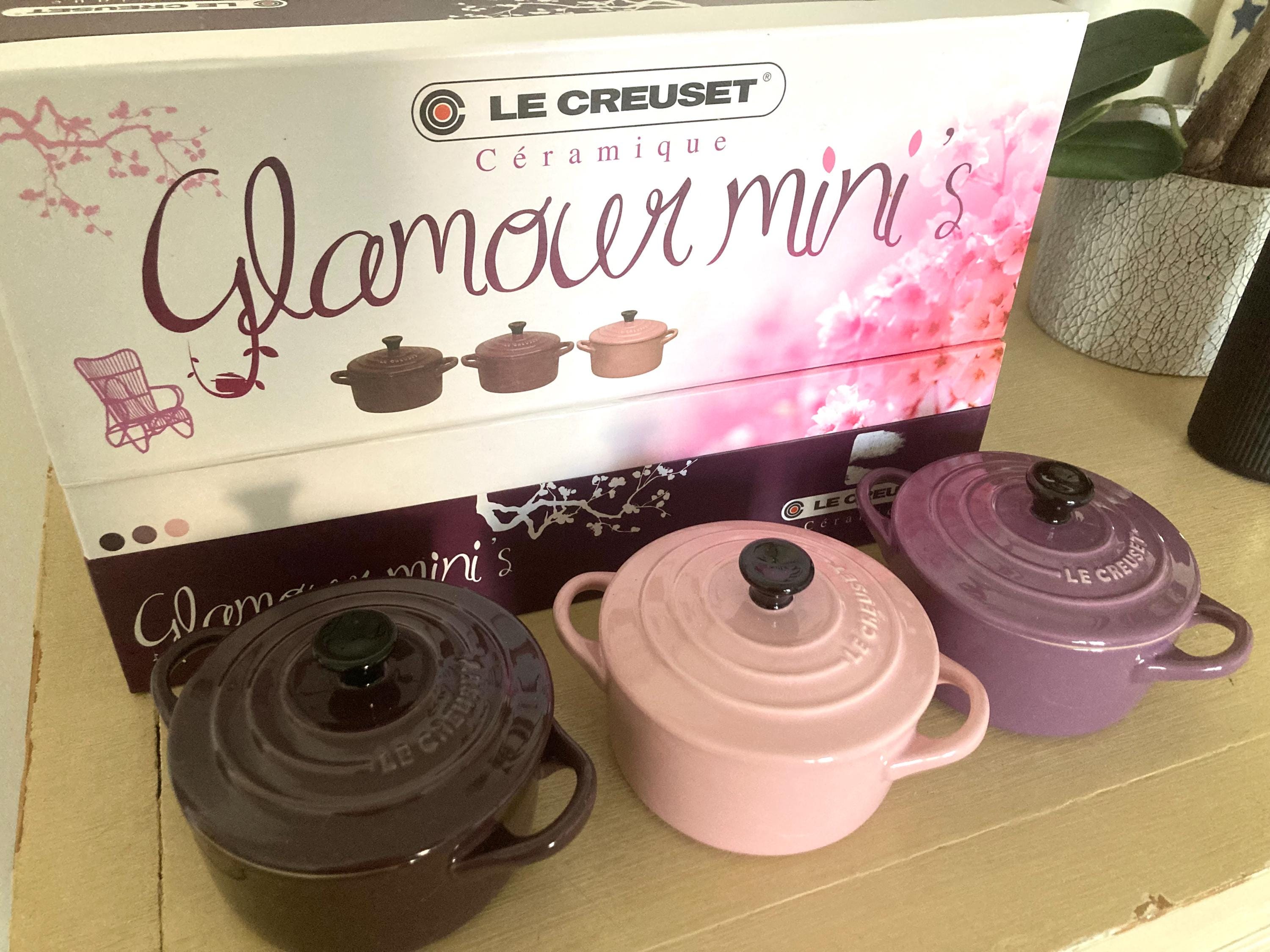 Le Creuset Glamour Mini Cocottes: Cassis, Lavender & Rose