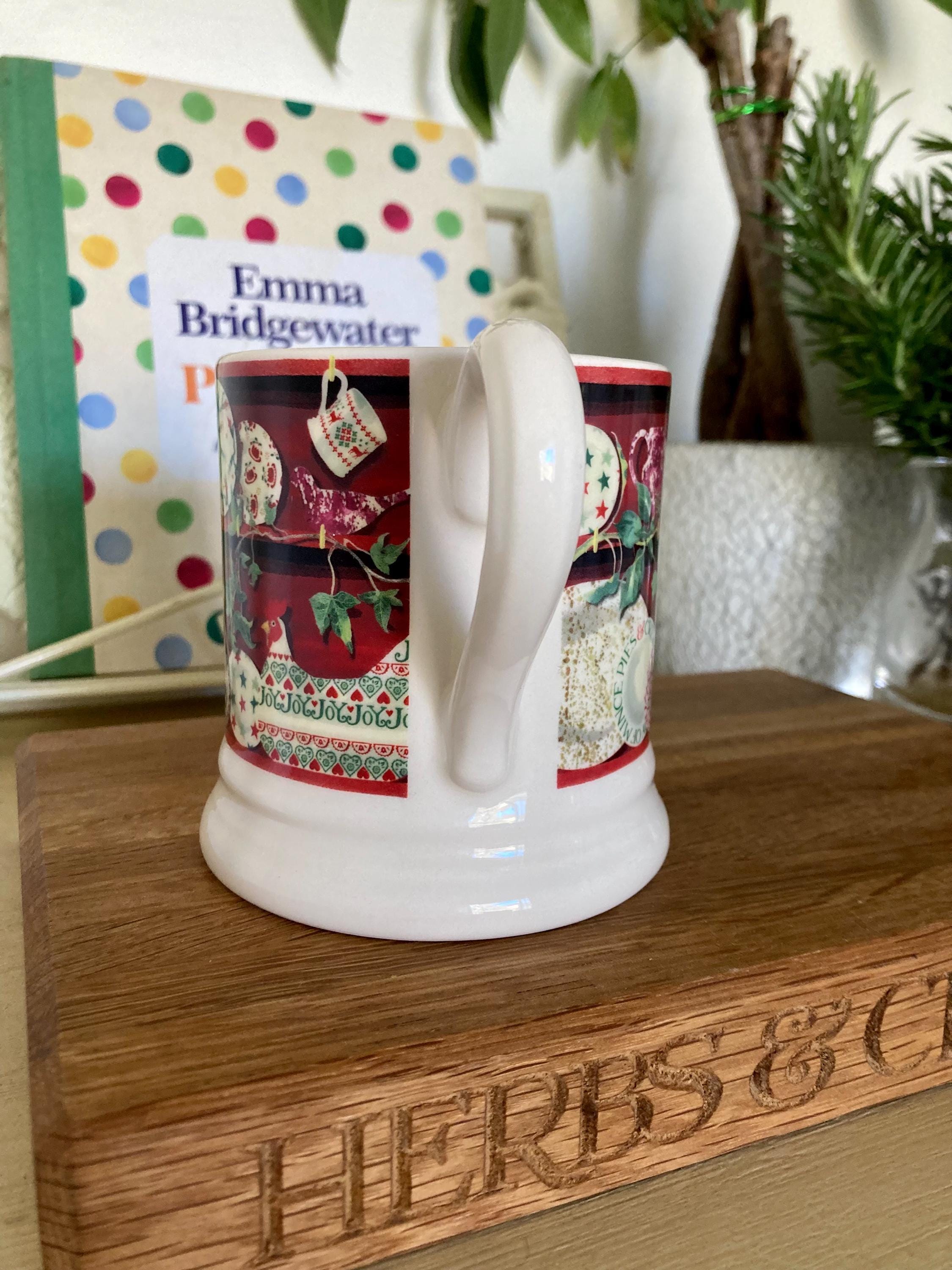 emma bridgewater christmas dresser mug | Half Pint | Rare Sold Out | English Pottery Dresser half