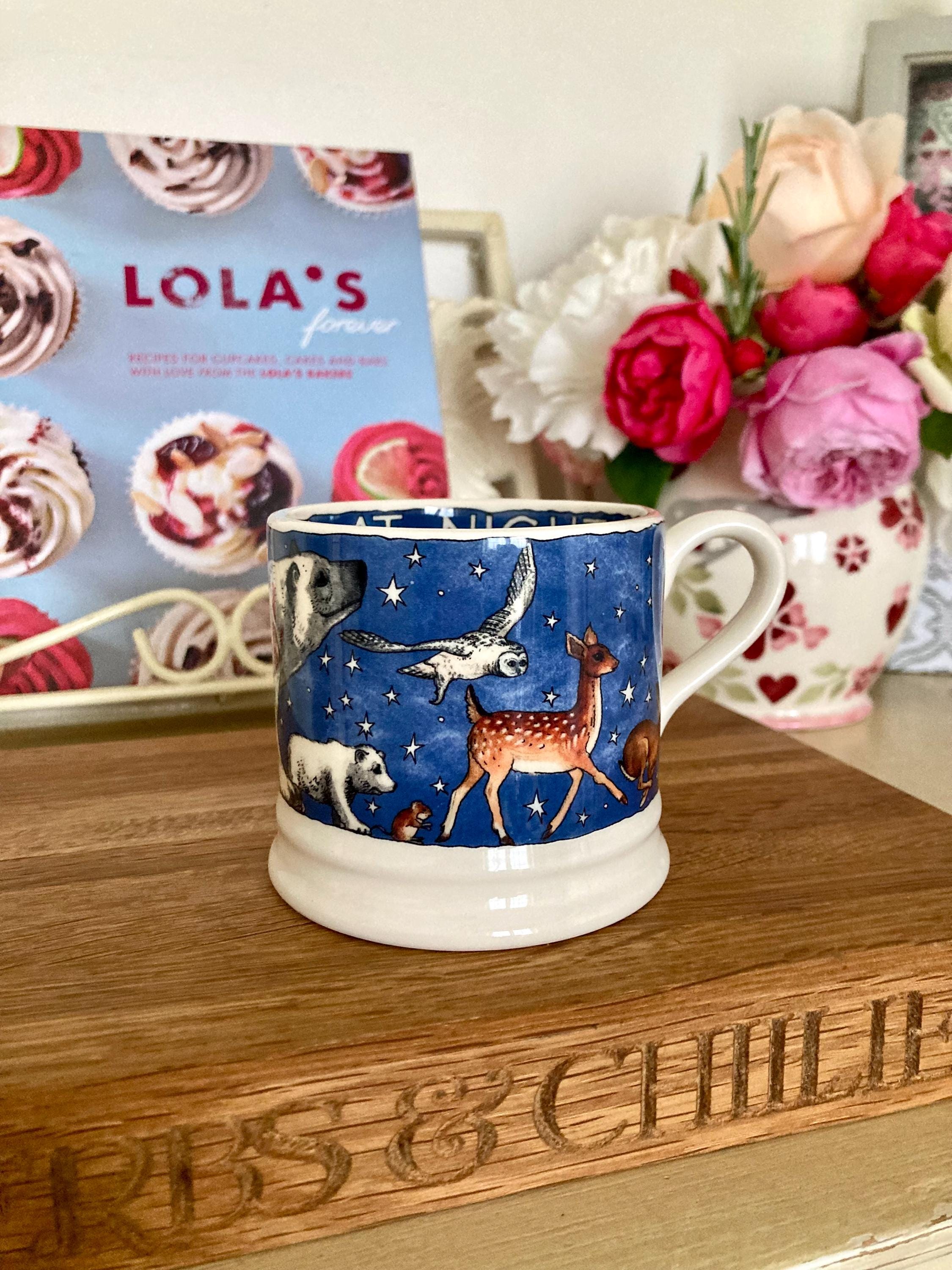Rare Emma Bridgewater Winter Animals at Night Baby Mug • Polar