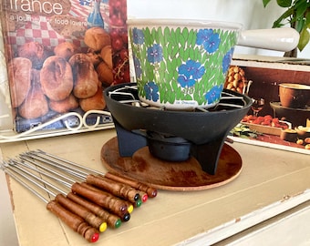 Le Creuset - Casserole - service a fondue - Fonte