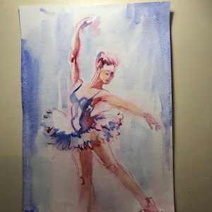 【良品】Dancers at Rest バレリーナ 絵画 青 Amazon.co.jp: 踊るバレリーナキャンバス絵画ポスタープリント