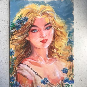 Pintura acrílica, Nudeart, Nudeart Girl, Desenho acrílico, Arte acrílica original, Acrílico sobre papel, Imagem acrílica, Fotos de meninas, Menina