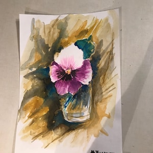 Natura morta, Natura morta, Arte della natura morta, Pittura di natura morta, Acquerello di natura morta, Disegno di natura morta, Acquerello, Acquerello originale