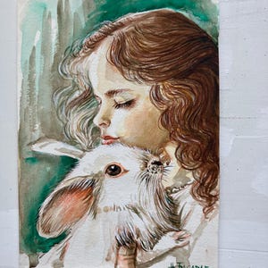 Girl, Watercolor Painting, Art Watercolor, Art Painting, Painting, Picture, Ukrainian Painting, Ukrainian Art