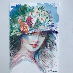 Ukrainian Woman, Ukrainian Painting, Ukrainian Art, Aquarelle Painting, Watercolor Painting, Art Watercolor, Art Painting, Art