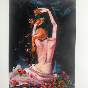 Pintura acrílica, Nudeart, Nudeart Girl, Desenho acrílico, Arte acrílica original, Acrílico sobre papel, Imagem acrílica, Fotos de meninas, Menina